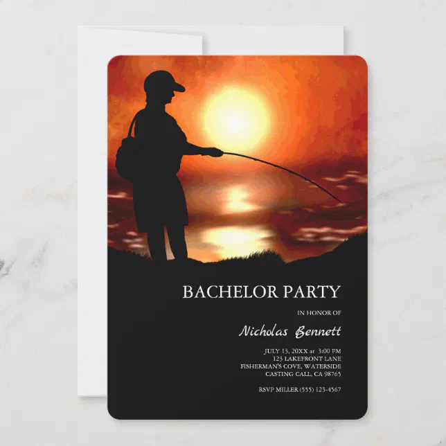 Fishing bachelor party Fishing lover Fishing cards