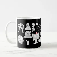 UFO, Alien, Bigfoot, Mothman, Dogman, Cryptids   Coffee Mug