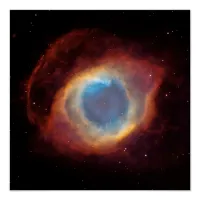 Helix Nebula Celestial Photo Poster