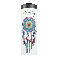 Personalized Dreamcatcher  Thermal Tumbler