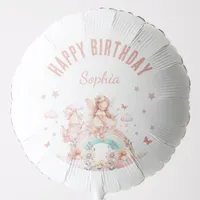 Fairy Girl Magic Teapot Rainbow Birthday  Balloon