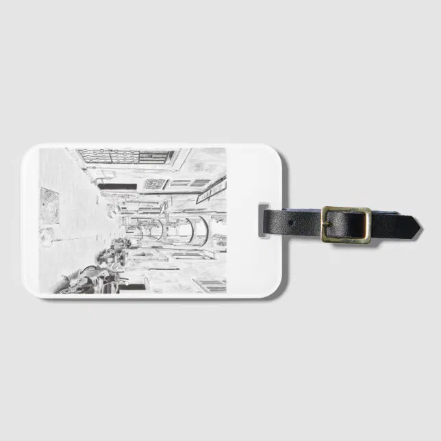 Narrow Italian streets Luggage Tag