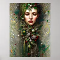 Christmas Goddess Poster