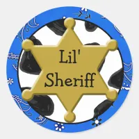 Lil Sheriff Badge Sticker