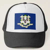 Connecticut State Flag Trucker Hat