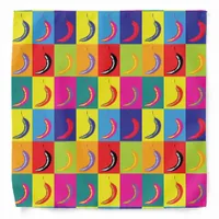 Colorful Retro Pop Art Style Chillies Mexican Chef Bandana