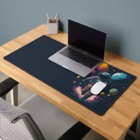 Astronaut in Space Desk Mat