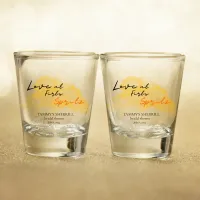 Love At First Spritz Aperol Bridal Shower Shot Glass