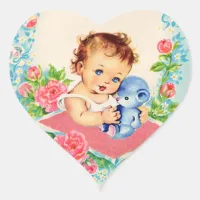 Vintage Baby Girl Stickers
