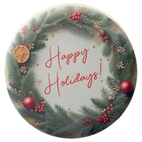 Happy Holidays Christmas Wreath ID1082 Chocolate Covered Oreo