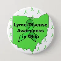 Lyme Disease Awareness in Ohio Button