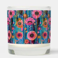 Pink Whimsy Girl Flower Scented Jar Candle