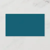Simple Budget Solid Color Teal  Business Card