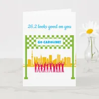 Personalized 26.2 Tokyo Japan Marathon Congrats  Card