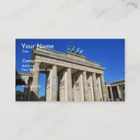Brandenburg Gate, Berlin, Germany Business Card