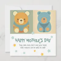 Bear-y Crazy Love: Mother's Day Card