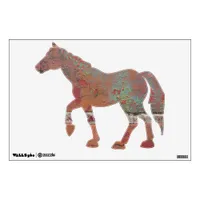 Colorful Brick Horse Wall Decal