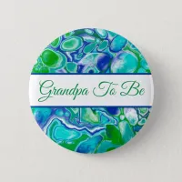 Grandpa To Be | Boy's  Baby Shower    Button