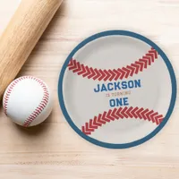 Rookie of the Year 1st Birthday Baseball Paper Plates