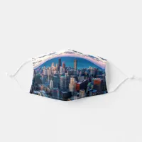 Chicago Skyline Photo Adult Cloth Face Mask