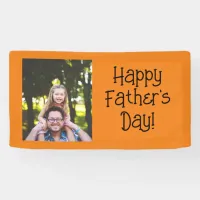 Personalized Happy Father's Day Photo Banner