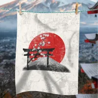 Flag and Symbols of Japan ID153 Fleece Blanket
