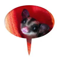 Sugar Glider in Orange Hanging Bed Cake Topper