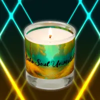 Boho Soul Unveiled Green and Yellow monogram | Scented Candle