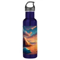 Camp at Sunrise Stainless Steel Water Bottle