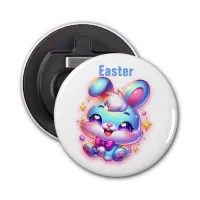 Cute bunny Happy Easter | Bottle Opener