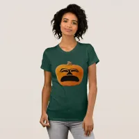 Jack o' Lantern Unhappy Face, Halloween Pumpkin T-Shirt