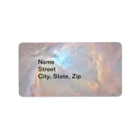 Light Orion Nebula Space Galaxy, ZGOS, Address Label