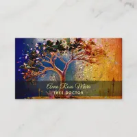 *~* Fantasy QR AP82 Ethereal TREE Business Card