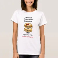 National Cream-Filled Donut Day - September 14th T-Shirt