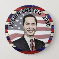 Julian Castro for President 2020 Election Support Button