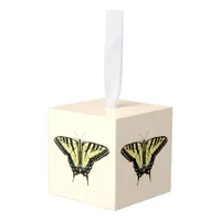 Southwestern Yellow Swallowtail Butterfly  Cube Ornament