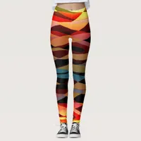 Abstract Expressionism Leggings