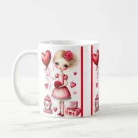 Girl with Balloon Valentine Mug