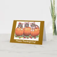 Happy Thanksgiving Blessed the Cat's Meow, ZSSG Holiday Card