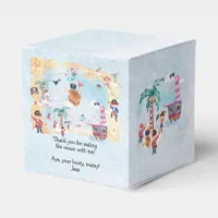 Pirates Treasure Hunt Map Kids Boy Birthday  Favor Boxes