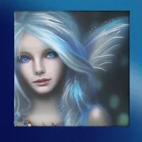 Ethereal Mystical Fairy Girl Poster