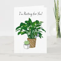 I'm Rooting for You | Encouragement   Card