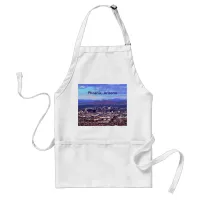 Phoenix Arizona Skyline in Daytime Adult Apron