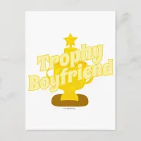 Trophy Boyfriend Love My man Postcard