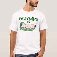 Grandpa of Mixed Triplets T-Shirt