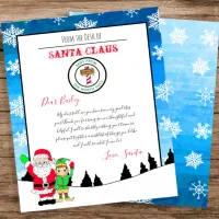 Letter from Santa from the North Pole