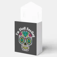 Decorated Abstract Skull favor box