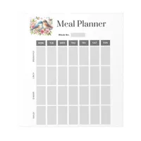 Plan Your Plate, Transform Your Day! Meal Planner Notepad