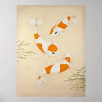 Koi Japanese Fishes Art Print