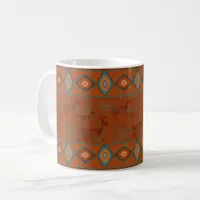 Southwest Deer Petroglyphs Coffee Mug